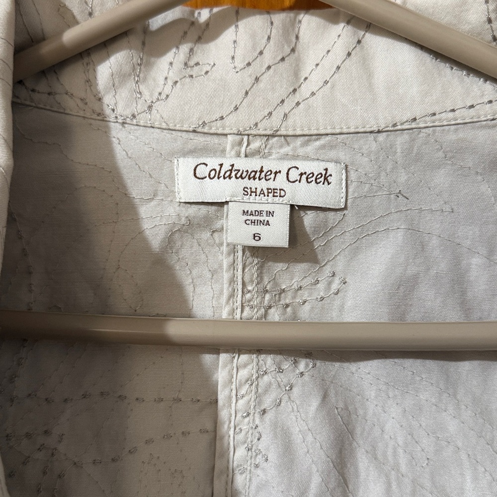 Coldwater Creek Light khaki Utility Jacket - Picture 3 of 5